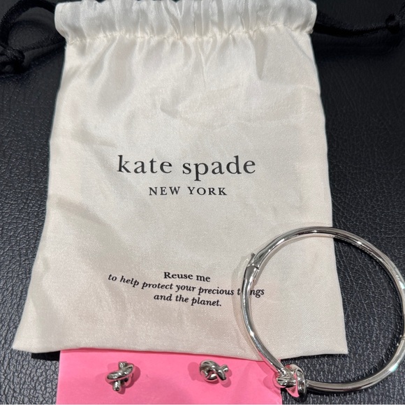 Kate Spade Silver Twist Jewelry Set
